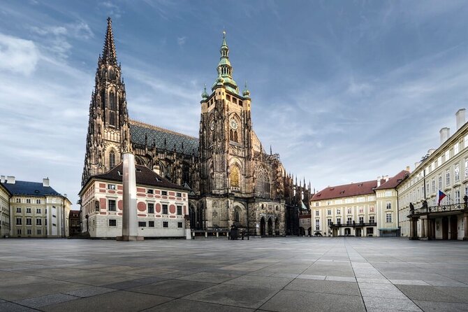Private Guided Alternative Historical Electric Bike Tour - Prague Castle beyond the main postcard