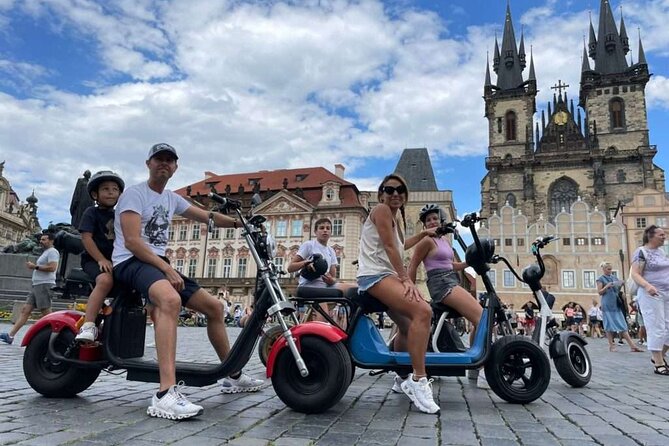 Private live-guided E-Scooter TOURS around Prague - Starting in Old Town Square