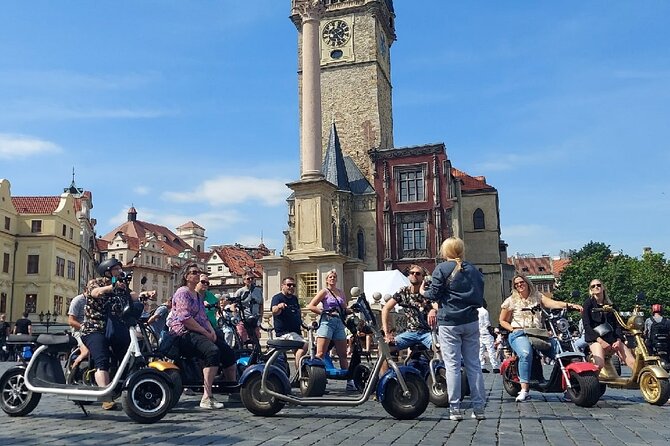 Private live-guided E-Scooter TOURS around Prague - Kampa, the Lennon Wall, and Charles Bridge