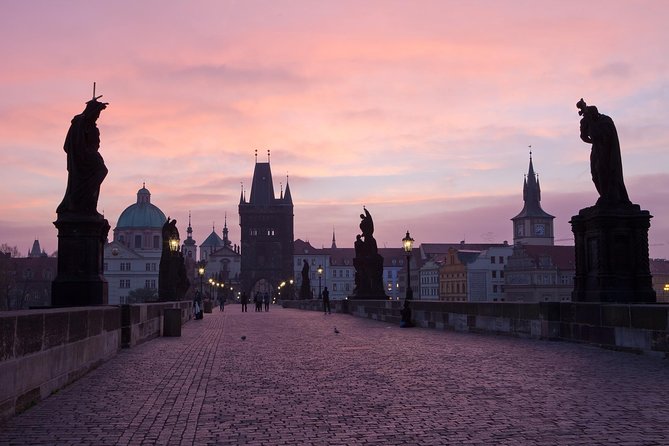 Private & Personalized Prague Night Tour with a Local Guide - Castle-area views as the evening opens