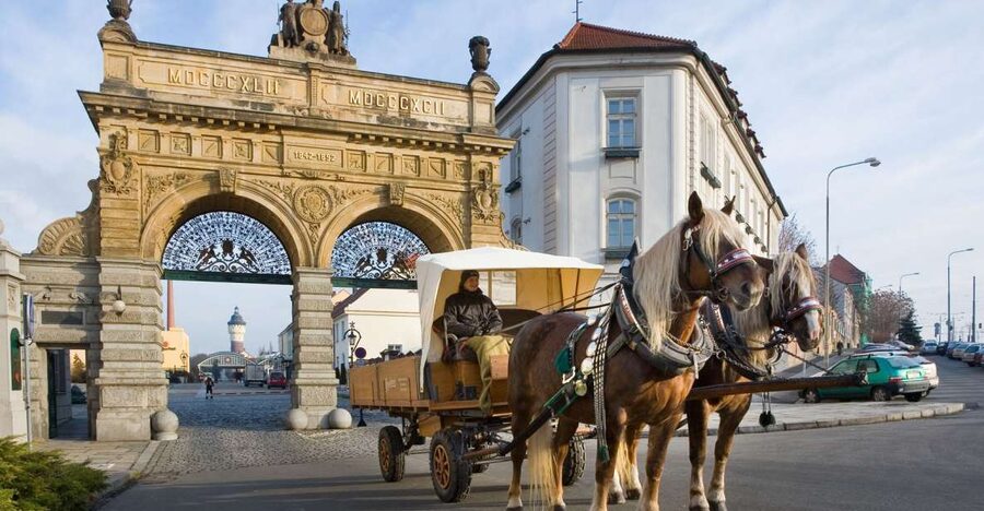 Private Pilsen & Pilsner Urquell Brewery Tour Prague - Walking through Pilsen’s old center