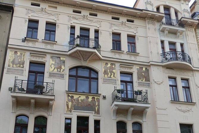 Private Prague Art Nouveau and Cubism Walking Tour - The Legion Bank brings Cubism into public life