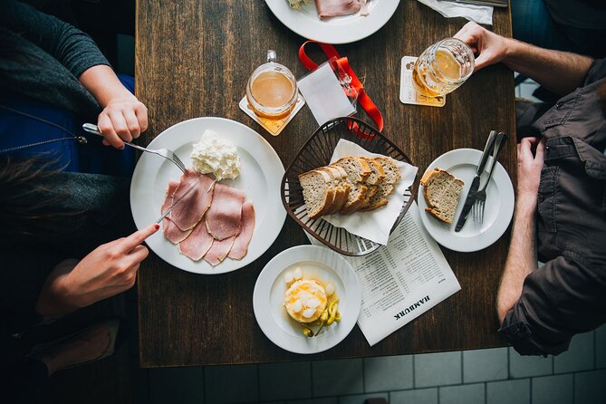 PRIVATE Prague Food Tour: Modern Cuisine in Local Neighbourhoods - Kasárna Karlín, coffee and beer in a former barracks
