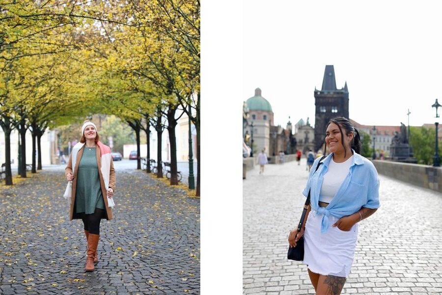 Professional photoshoot at Charles Bridge & Kampa island - From Na Kampě Square to the River Quays
