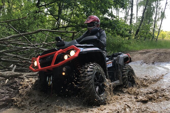 Quad ride adventure Prague - From Prague pickup to the Milovice base