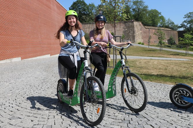 Scenic Panoramic views e-Scooter/ eBike Guided Tour of Prague - Letna Park and the Metronome Viewpoint