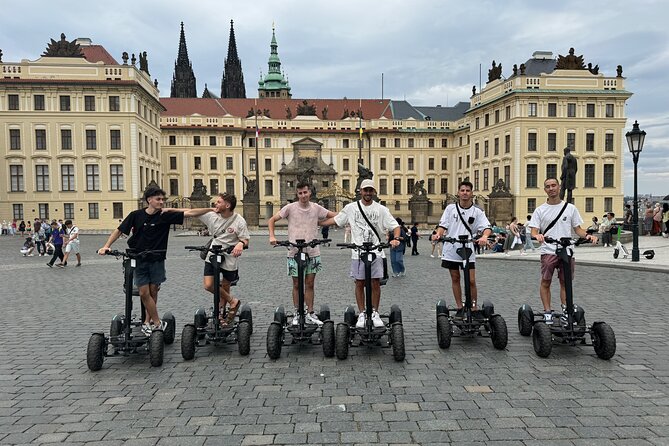 Scooter tours to Prague Castle and views. - The Lennon Wall and Prague’s narrow street