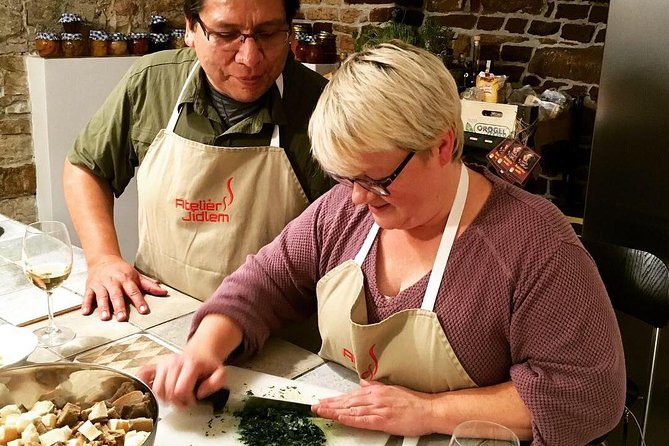 Taste, Cook and Dine Traditional Czech - Preparing a starter with potatoes, sauerkraut, or cheese