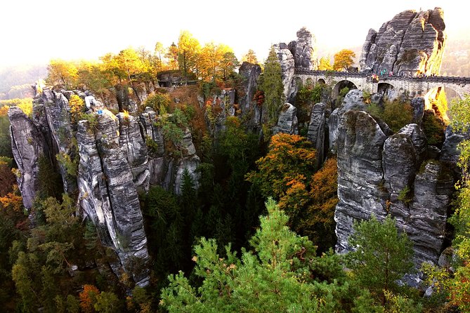Terezin & Bohemian Switzerland from Prague: Bastei, Narnia & Café - Dresden in winter: a different final act