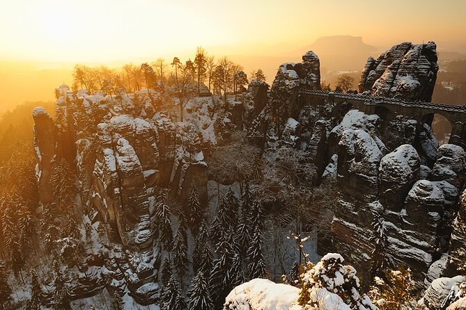 Terezin Camp & Bohemian Switzerland with Tisa&Bastei From Prague - Tisa Cliffs and the Narnia setting