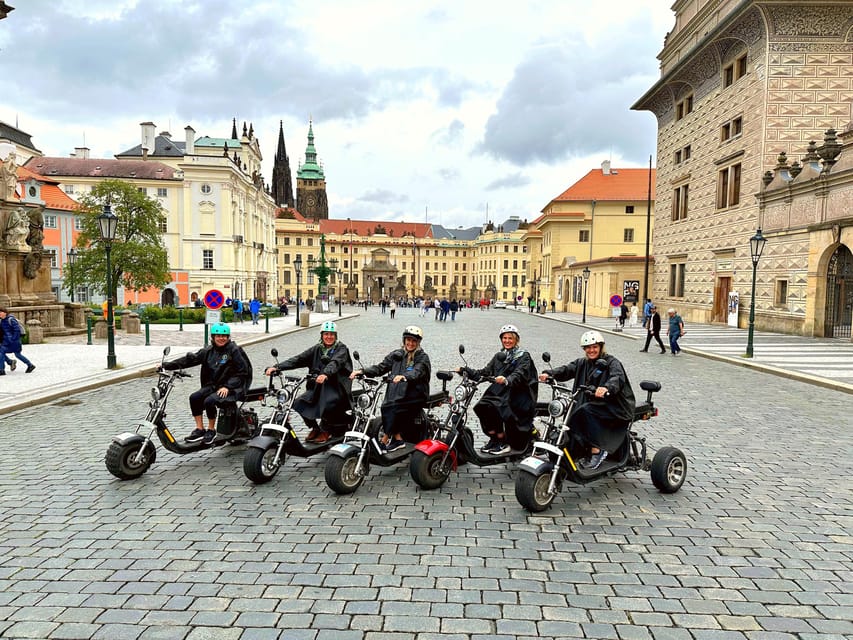 The best Trike Bike Prague city tour - Returning through Lesser Town