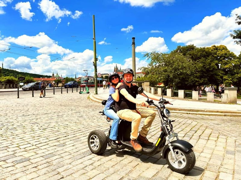 The best Trike Bike Prague city tour - Lennon Wall and the quieter side of Kampa