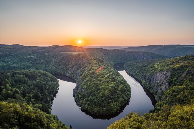 Trip to Viewpoint Maj Czech Horseshoe Bend - At the viewpoint: river curves, sunset, and photos