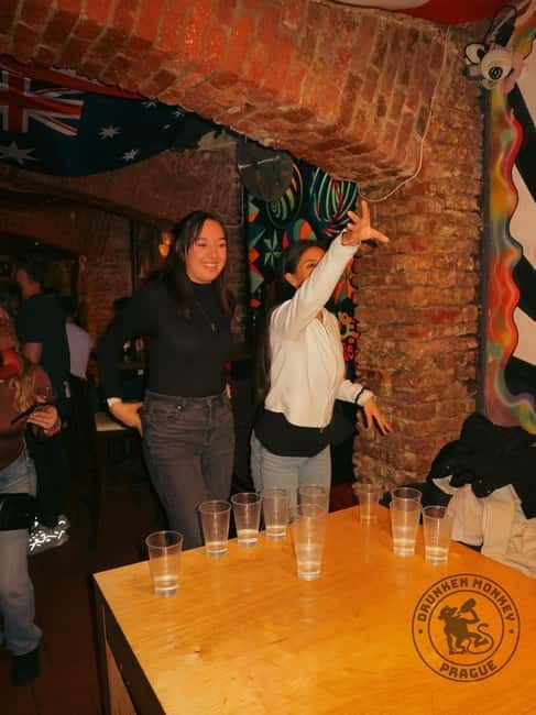 Ultimate Unlimited Beer Pong with Czech Beer - The bar setting and custom tables