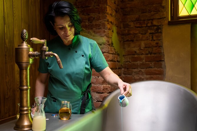 Wine SPA and Salt Cave for 1-12 people - What the hour at Beer Baths Letna feels like